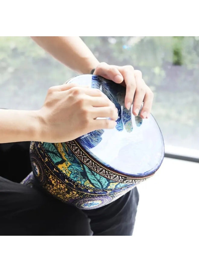 ميغاريا طبلة يد جيمبي الأفريقية - طبلة إيقاعية احترافية مقاس 8 بوصة للبالغين - Image 4